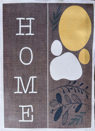 Duo de quadros Home linho escuro