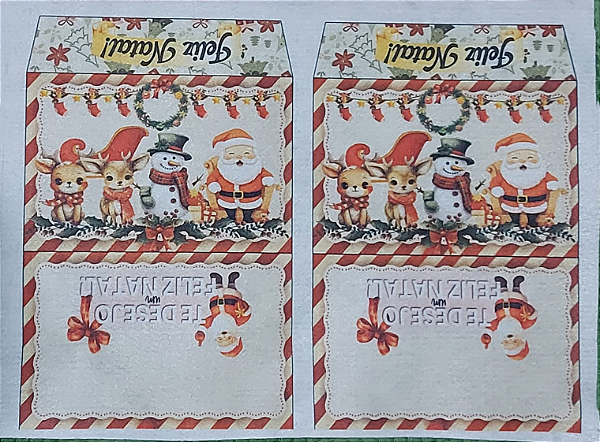 Envelope Natal