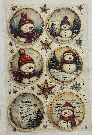 Bolinha de Natal 2026 Boneco de neve