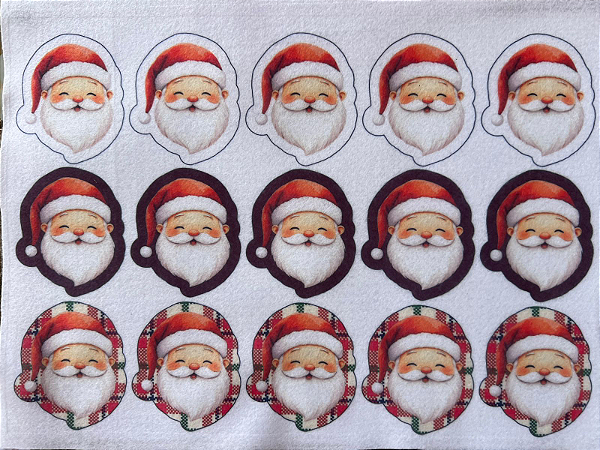 Pingente Natal Papai Noel 6,5cm