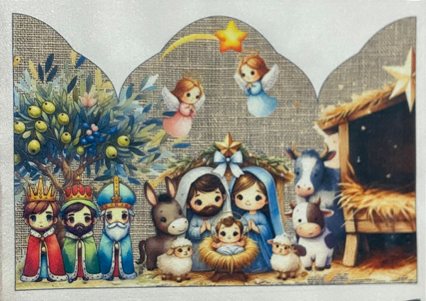 Presepio de Mesa estilo linho 1