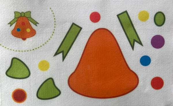 Jogo infantil Monte o Sino de Natal