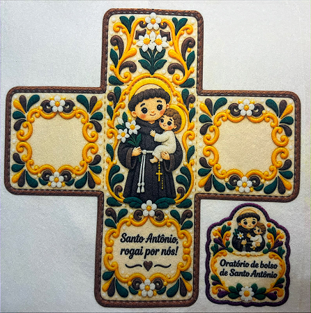 Oratorio de bolso - Santo Antonio