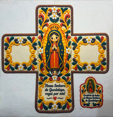 Oratorio de bolso - Nossa Senhora de Guadalupe
