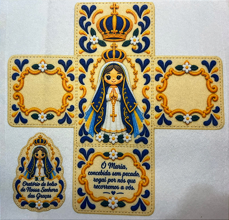 Oratorio de bolso - Nossa Senhora das Graças