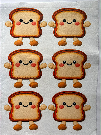 Porta Moeda Pãozinho "Coleção costurados a mão"
