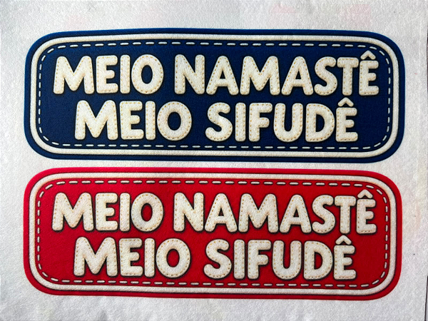 Meio Namaste. Meio Sifude
