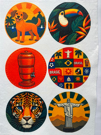 Quadrinho - Porta copo Latina demais para ser minimalista "Coleção Latina"