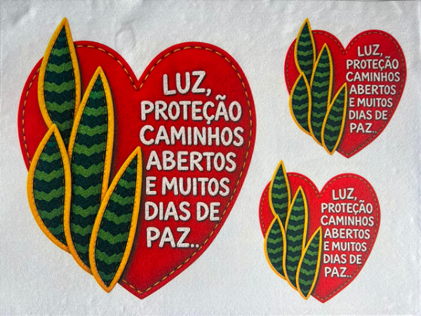 Coração Espadinha "Coleção Latina"