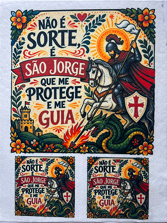 Não é sorte é São Jorge... "Coleção Latina"