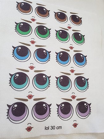 Kit Olhos Lol