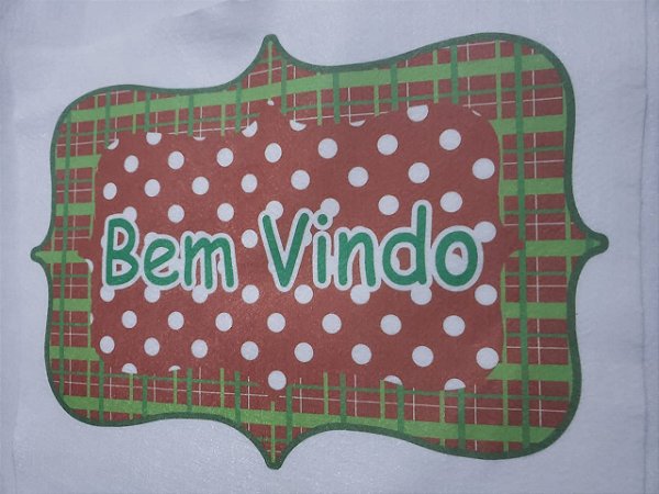 Placa Bem Vindo 1