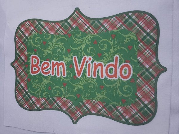 Placa Bem Vindo 2