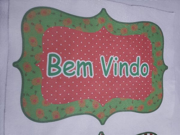 Placa Bem Vindo 3