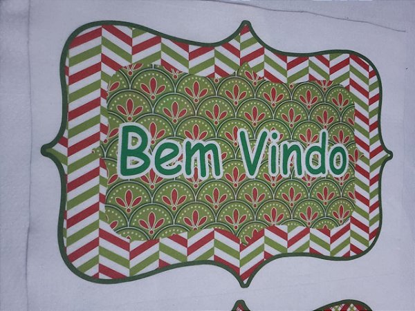 Placa Bem Vindo  7