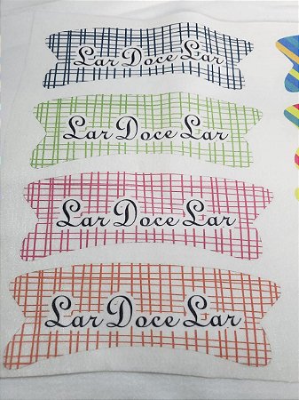 Plaquinha Lar Doce Lar  5