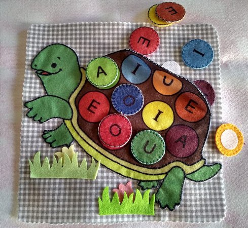 Livro Didático - Tartaruga A - E - I - O - U