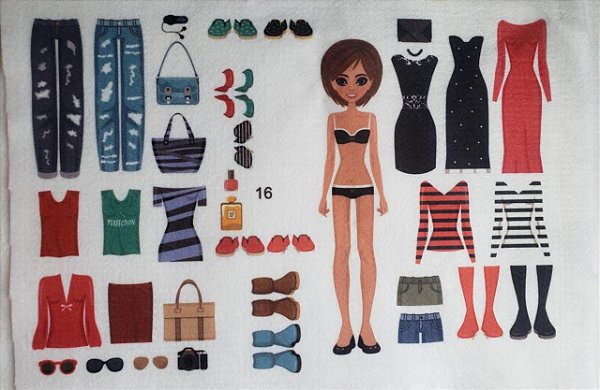 Bonequinha de Vestir 16