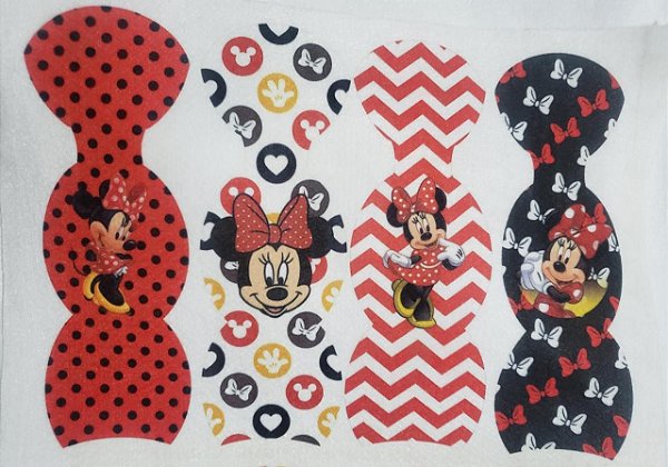 Bolsinha Chaveiro Mickey e Minnie