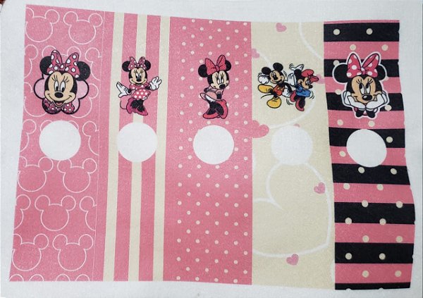 Porta Álcool em Gel - Minnie Rosa