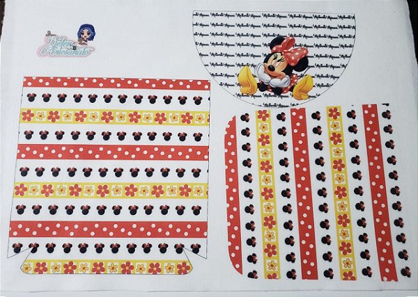 Bolsa / Mochila Minnie Vermelha