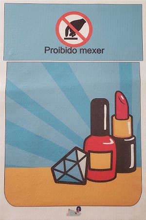 Porta Make azul