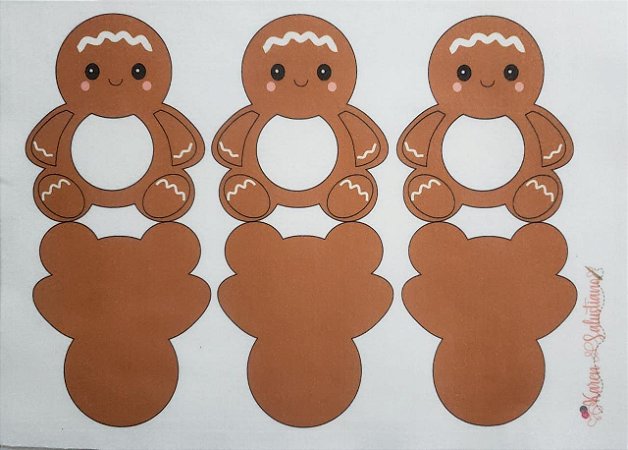Pingente porta doce Gingerbread Clássico