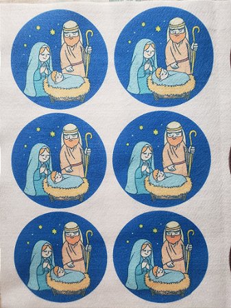Bolinha Sagrada Família Azul