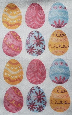 Ovos de Páscoa Para confecção de Guirlandas 1 7x5cm