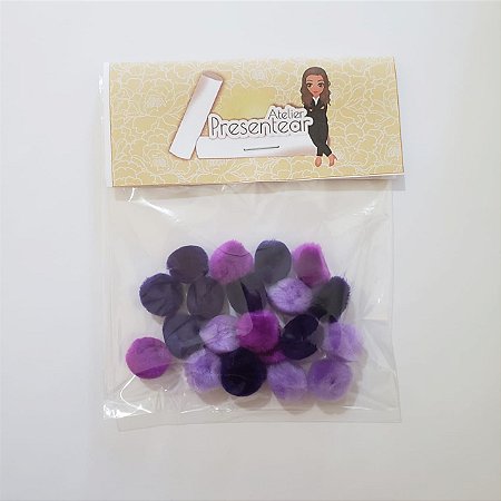 Pompom degrade Lilas