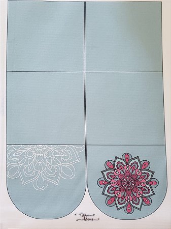 Porta Remédio Mandala Azul