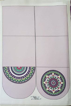 Porta Remédio Mandala Lilas