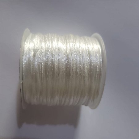 Cordão Cetim 1mm Branco