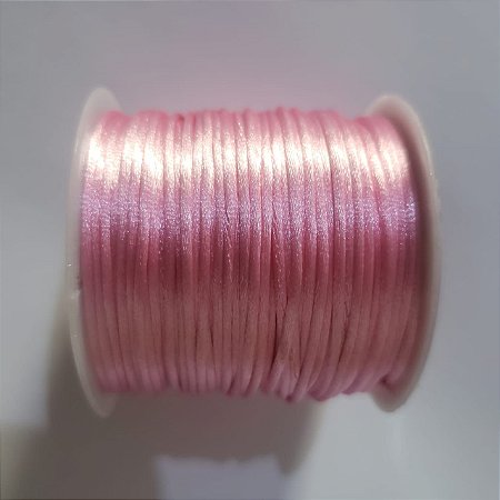 Cordão Cetim  1mm Pink