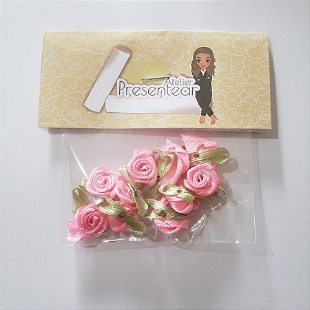 Flor de Rococó Rosa Bebe
