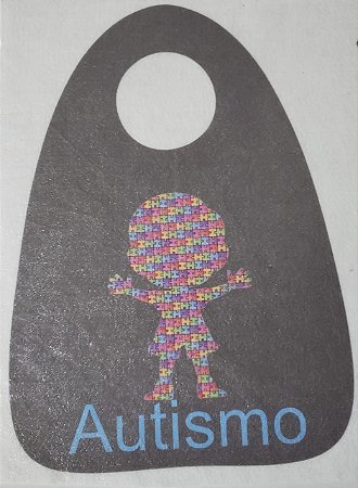 Lixeira Autismo Preta