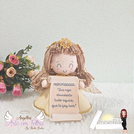 Anjinhos das Emoções Amarelo 2 - Prosperidade