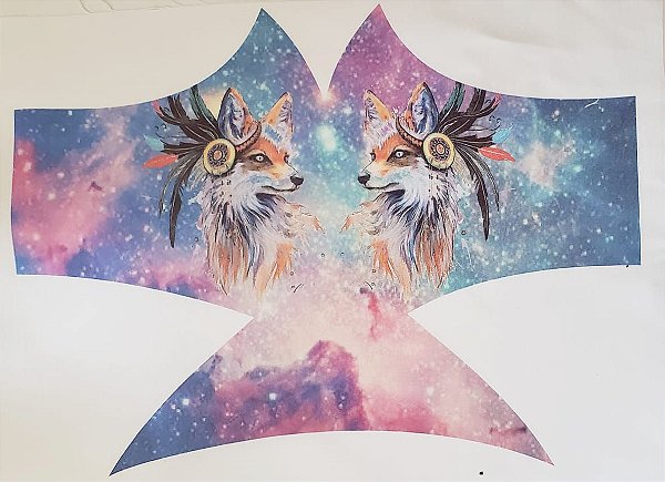 Máscara de Proteção Lobo Tie Dye