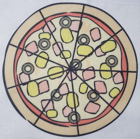 Livro Didático - Pizza fração 9