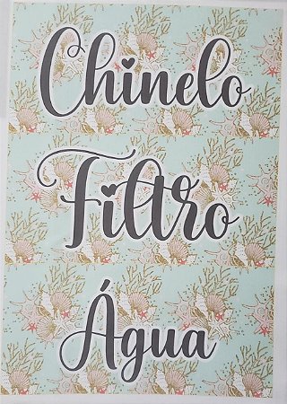 Bolsos Chinelo, filtro e agua 5