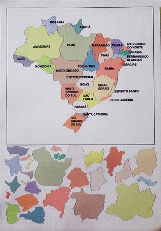 Mapa do Brasil e Estados