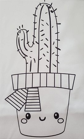 Cacto para colorir 2