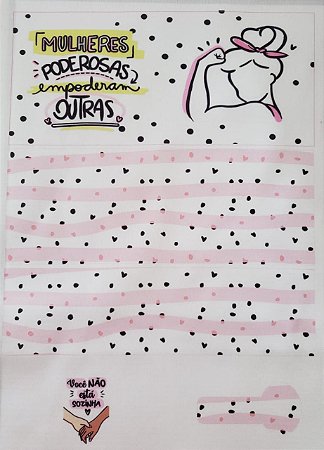Carteira pocket Mulheres poderosas empoderam outras
