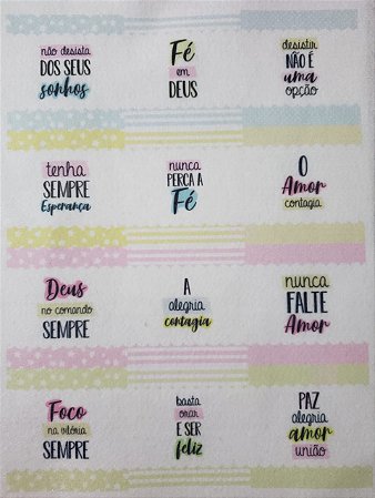 Balinha para chaveiro Frases Bíblicas 2