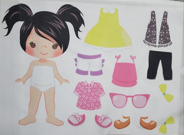 Menina de vestir cute 8