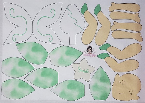Fadinha dos desejos Sentada Saúde