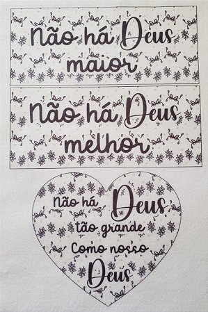 Enfeite de Porta Não Há Deus Maior 3