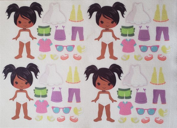 Mini Menina de vestir cute 9