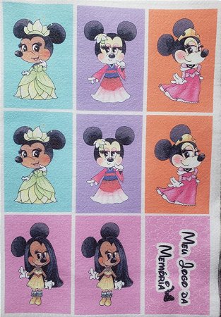 Jogo da memória Minnie 2