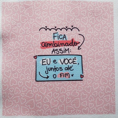 Cachepo Fica combinado assim